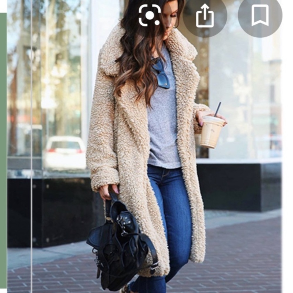 Angashion Tan Coat